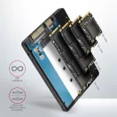 AXAGON RSS-M2B M. 2 SSD ház, fekete