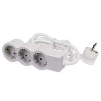   LEGRAND Elosztó sor Standard 3x2P+F, 5m vezetékkel, fehér-szürke