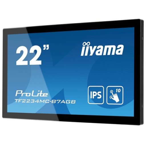 iiyama touch monitor, 21,5", 1920x1080, 16:9, 300cd, 8ms, 1000:1,VGA/HDMI/DP, Open frame, TF2234MC