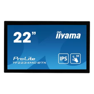   iiyama touch monitor, 21,5", 1920x1080, 16:9, 305cd, 8ms, 1000:1,VGA/HDMI/DP, Open frame, TF2234MC