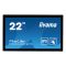 iiyama touch monitor, 21,5", 1920x1080, 16:9, 305cd, 8ms, 1000:1,VGA/HDMI/DP, Open frame, TF2234MC