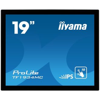   iiyama touch monitor, 19", 1280x1024, 5:4, 315cd, 14ms, 1000:1,VGA/HDMI/DP, open frame, TF1934MC