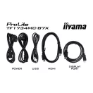 iiyama touch monitor, 17", 1280x1024, 5:4, 315cd, 5ms, 1000:1,/HDMI/DP, Open frame, TF1734MC