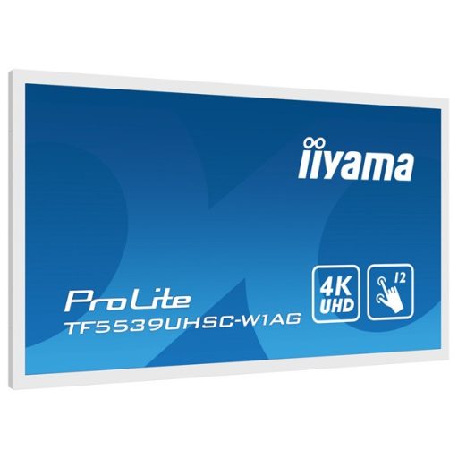 iiyama 24/7 interaktív kijelző, 55", 3840x2160, 16:9, 500cd, 8ms, 1100:1, VGA/HDMI/DP/Ethernet, Open frame, TF5539UHSC