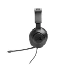 JBL Quantum 100X Console (Vezetékes, gaming fejhallgató levehető mikrofonnal), Fekete/Zöld