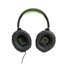 JBL Quantum 100X Console (Vezetékes, gaming fejhallgató levehető mikrofonnal), Fekete/Zöld