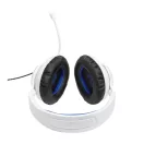 JBL Quantum 100P Console (Vezetékes, gaming fejhallgató levehető mikrofonnal), Fehér/Kék