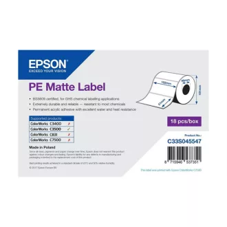 EPSON PE Matte Label 102 x 51mm, 535 lab