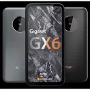 GIGASET GX6 okostelefon, 6,6”, 5G, Bt5.2, NFC, 6/128GB, IP68 víz- és porálló, Dual SIM, Android 12, kivehető akku,fekete