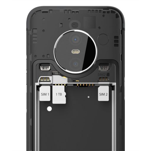 GIGASET GX6 okostelefon, 6,6”, 5G, Bt5.2, NFC, 6/128GB, IP68 víz- és porálló, Dual SIM, Android 12, kivehető akku,szürke