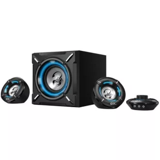 GENIUS 2.1 Hangszóró SW-G2.1 1000 Jack, Fadobozos, 26W RMS