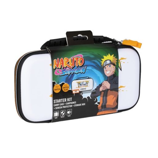 KONIX - NARUTO Nintendo Switch Kezdő csomag (Tok + Üvegfólia + Törlőkendő + Játéktartó + Füllhalgató)