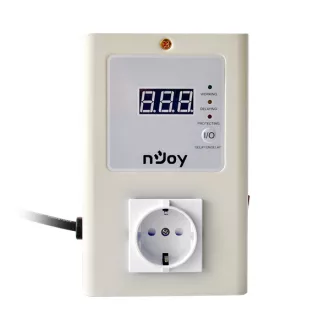   NJOY Relé Royer 16A, Digital display, Időkésleltetési funkció 1xSchuko, 195V-250V