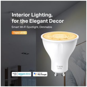 TP-LINK LED Izzó Wi-Fi-s GU10, Spotlight, TAPO L610(2-PACK)