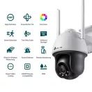 TP-LINK IP & Wi-Fi-s Kamera kültéri éjjellátó 4 Megapixel, 4mm Objektív, VIGI C540-W(4MM)