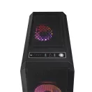 CHIEFTEC Ház Gaming Scorpion 4, ATX, 4x120mm RGB ventilátor, RGB vezérlő, Tápegység nélkül, Edzett Üveg, Fekete