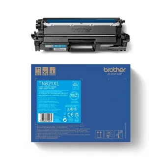 BROTHER Toner TN-821XLC 9.000/oldal