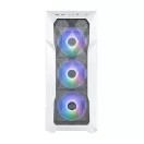 COOLER MASTER Ház ATX MasterBox TD500 MESH V2, Tápegység nélkül, Edzett Üveg, fehér