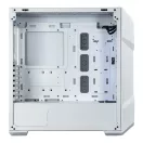 COOLER MASTER Ház ATX MasterBox TD500 MESH V2, Tápegység nélkül, Edzett Üveg, fehér