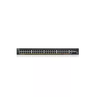   ZYXEL Switch L3 Access Switch, 600W PoE, 40xPoE+/10xPoE++, 48x1G RJ45 2x10mG RJ45, 4x10G SFP+ Uplink