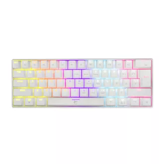   WHITE SHARK WS GK-2022W/BR-US SHINOBI Billentyűzet (fehér/szivárvány) (angol)