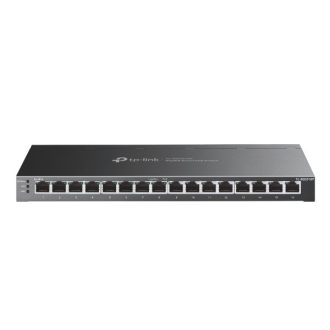   TP-LINK Switch 16x1000Mbps (8xPOE+), Fémházas Asztali/Rackes Menedzselhető, SG2016P