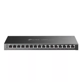   TP-LINK Switch 16x1000Mbps (8xPOE+), Fémházas Asztali Menedzselhető, SG2016P