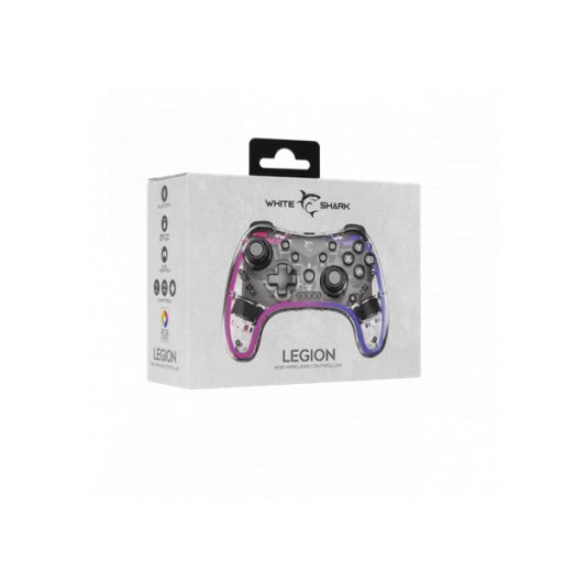 WHITE SHARK LEGION GPW-8039 Android/iOS/N-Switch/Win PC/PS4/PS3/ Digitális bluetooth Gamepad