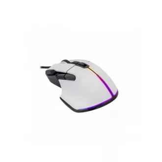 WHITE SHARK GM-9006W MARROK-W gamer egér, fehér, 12000 dpi