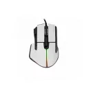 WHITE SHARK GM-9006W MARROK-W gamer egér, fehér, 12000 dpi
