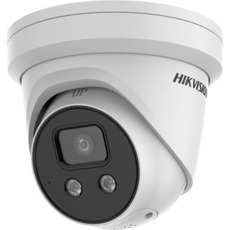   HIKVISION IP Dómkamera éjjellátó 8 Megapixel 2.8mm Fix Objektív EXIR 30m, (Fény/Hang Riasztás I/O, Beépített mikrofon)