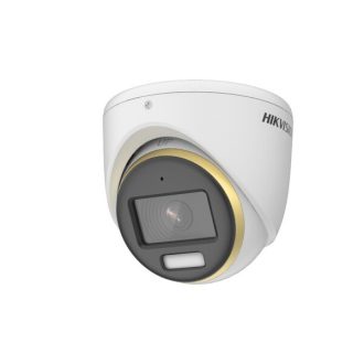   HIKVISION IP Dómkamera kültéri éjjellátó 2 Megapixel 2.8mm Fix Objektív IR 20m (Analóg HD) TVI ColorVu Pro
