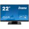 IIYAMA touch IPS monitor 21.5" T2254MSC-B1AG, 1920x1080, 16:9, 250cd/m2, 4ms, HDMI/DP/HDCP, hangszóró