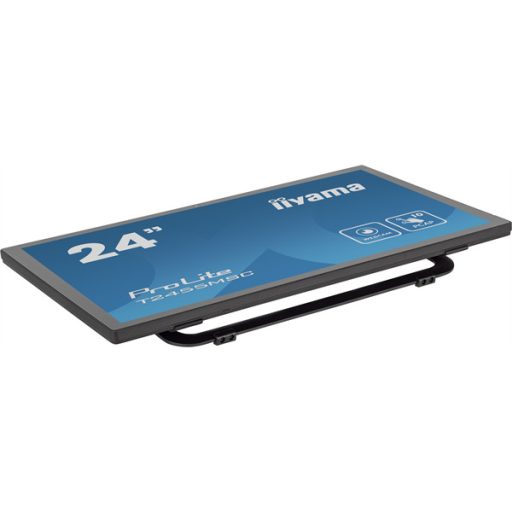 IIYAMA touch IPS monitor 23.8" T2455MSC-B1, 1920x1080, 16:9, 350cd/m2, 5ms, HDMI/DP/2xUSB, hangszóró, webkamera