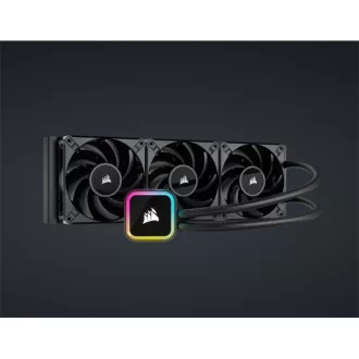   CORSAIR CPU hűtő iCUE H150i RGB ELITE (vízhűtés), 3 Ventilátoros, LGA1700 támogatással. fekete