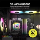 CORSAIR CPU hűtő iCUE H150i ELITE CAPELLIX XT (vízhűtés), 3 Ventilátoros, LGA1700 támogatással, fekete
