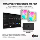 CORSAIR CPU hűtő iCUE H100i ELITE CAPELLIX XT (vízhűtés), 2 Ventilátoros, LGA1700 támogatással, fehér