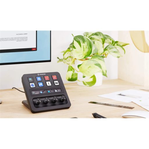 CORSAIR ELGATO STREAM DECK+, 8 Testreszabható LCD Billentyű, Audio mixer, LCD Érintőpanel, fekete