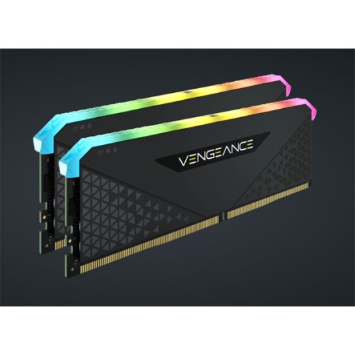 CORSAIR Memória VENGEANCE RGB DDR4 16GB 3200MHz C16 RS (Kit of 2), fekete