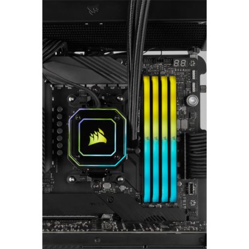 CORSAIR Memória VENGEANCE RGB DDR4 16GB 3200MHz C16 RS (Kit of 2), fekete