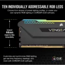 CORSAIR Memória VENGEANCE RGB PRO DDR4 16GB 3200MHz C16 (Kit of 2), fekete