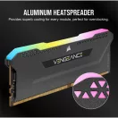 CORSAIR Memória VENGEANCE RGB PRO DDR4 16GB 3200MHz C16 (Kit of 2), fekete