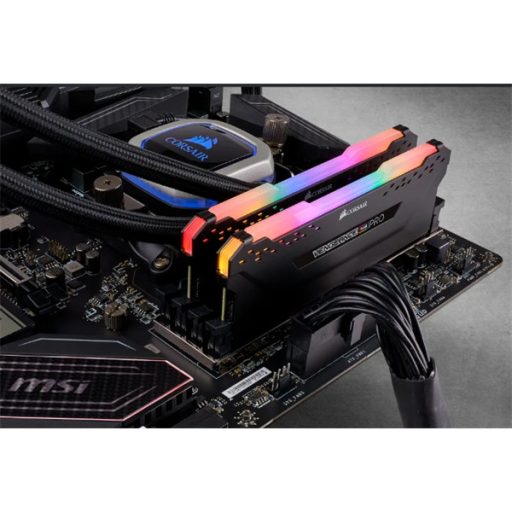 CORSAIR Memória VENGEANCE RGB PRO DDR4 16GB 3600MHz C18 (Kit of 2), AMD Ryzen Memory Kit, fekete