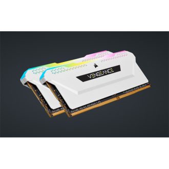   CORSAIR Memória VENGEANCE RGB PRO DDR4 32GB 3200MHz C16 SL (Kit of 2), fehér