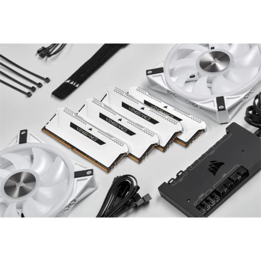 CORSAIR Memória VENGEANCE RGB PRO DDR4 32GB 3200MHz C16 SL (Kit of 2), fehér