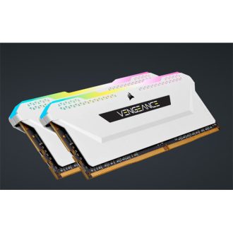   CORSAIR Memória VENGEANCE RGB PRO DDR4 16GB 3600MHz C18 SL (Kit of 2), fehér