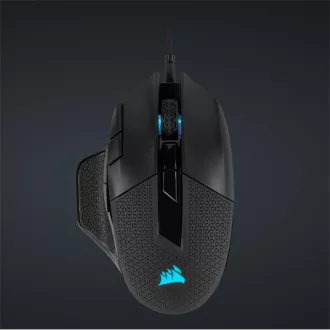   CORSAIR Vezetékes Egér Gaming, NIGHTSWORD RGB Tunable, 8 programozható gomb, RGB Világítás, 18000dpi, fekete