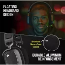 CORSAIR Vezeték Nélküli Headset, HS80 RGB WIRELESS Premium Gaming, Dolby Atmos hangzás, szürke
