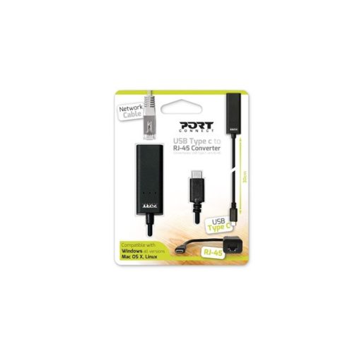 PORT DESIGNS USB TYPE C TO RJ-45 CONVERTER