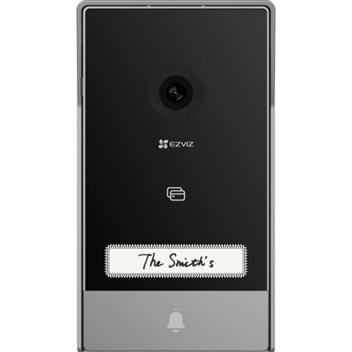EZVIZ HP7 kültéri színes video kaputelefon, távoli ajtónyitás,inteligens mozgásérzékelés, több csengőhang, mikroSD 512GB